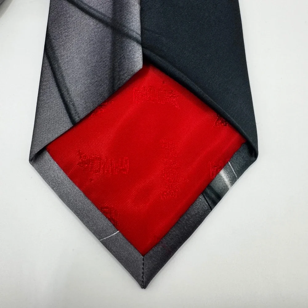 J. Garcia Landscape Collection 59 Silk Tie Grayscale Abstract Mens Grateful Dead